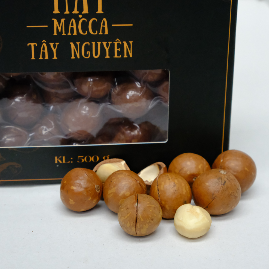 Combo 10 hộp Macca sấy nứt size 26-28mm 500g ( 5 Kg )