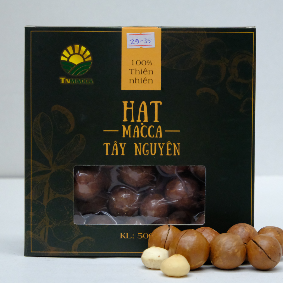 Macca sấy nứt size 29-35 mm - 2 Hộp 500g ( 1 kg )