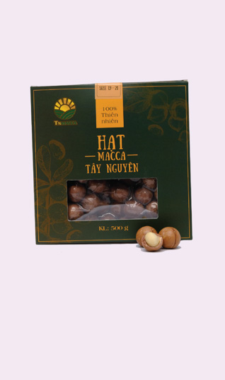 Macca sấy nứt size 19-21 mm - 2 Hộp 500g ( 1 kg )